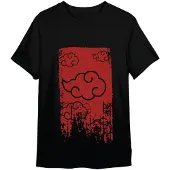 Superplay Naruto Shippuden Akatsuki T-shirt Med Korta ärmar