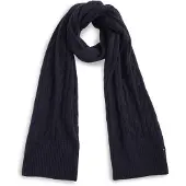 Tommy Hilfiger Lambswool Blend Cable Knit Scarf