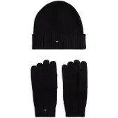 Tommy Hilfiger Hilfiger Flag Beanie And Gloves Gift Box