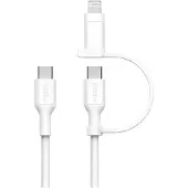 Belkin 2 In 1 Ltg 1.5 M Usb-c-kabel
