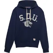 Superdry för män. M2014562A Marinblå Essential hoodie (M), Casual, Bomull, Marino