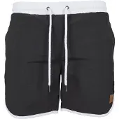 Urban Classics Badshorts svart / vit
