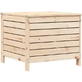 vidaXL Trädgårdspall 62x63,5x53,5 cm massiv furu