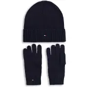 Tommy Hilfiger Hilfiger Flag Beanie And Gloves Gift Box