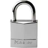 Master Lock Mässing Ett Förkromat Hänglås