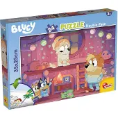Dante Lisciani. Bluey dubbelsidigt pussel. 24 stycken