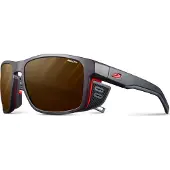 Julbo - Solglasögon - Shield M Noir/Orange Reactiv 2-4 Polarized för Unisex - Svart