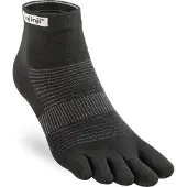 Injinji Men's Run Original Weight Mini-Crew Black