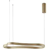 LUCANDE Hänglampa Vikali , dimbar, Mässing / guld, Vardagsrum / matsal, Metall, Modern, Pendellampa