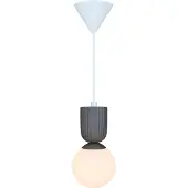 Nordlux Glas pendellampa Sadie, dimbar, Brun / rost, Vardagsrum / matsal, Keramik, Skandinavisk, Pendellampa