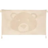 Atmosphera barnmatta med dekor, beige boho, 60x90 cm
