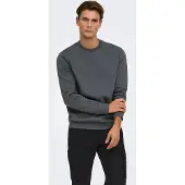 Only & Sons Sweatshirt 'Ceres' mörkgrå