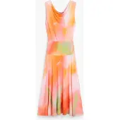Desigual Sommarklänning ecru / rosa / orangeröd