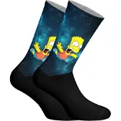 Jenes Socks Unisex Elastiska tryckta långstrumpor