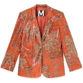 Lola Casademunt Kavaj mörkbeige / orange / hummer