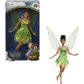 Mattel Disney Peter Pan & Wendy Leksaker, Tinkerbell Docka med Klänning och Vingar