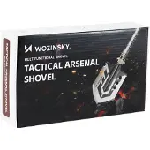 Wozinsky WSS-211 överlevnadsspade – grå / bushcraftspade / multiverktyg