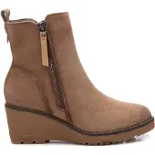 Refresh för kvinnor. 17100902-TAUPE Ankelstövlar 171009 brun (39), 5 till 8 cm, Zip, Casual