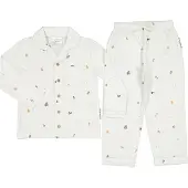 Geggamoja Pyjamas Tvådelad Holiday Icons Beige - 74/80