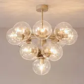 Domiluce Taklampa Zumba , dimbar, Creme / bärnsten, Vardagsrum / matsal, Metall, Modern, Taklampa