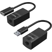 UNITEK Y-UE01001 - Sändare och mottagare - USB-förlängningskabel - USB - upp till 60 m