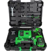 JBM 125mm Brushless Angle Grinder &amp; Hammer Drill Elektriskt Verktygssats