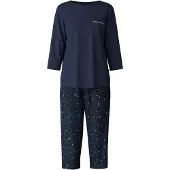 Calida Pyjamas marinblå / äggskal