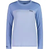 Mons Royale - Underställ dam - Yotei Merino LS W Ice Blue/Moonstone för Unisex - Storlek L