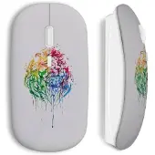MANIACASE Souris sans Fil Lion paint art