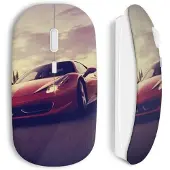MANIACASE Souris sans fil ferrari rouge voiture