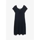 Superdry för kvinnor. W8012110A Sweetheart-klänning marinblå (M), Casual, Bomull, Kort ärm, Marino