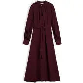 Tommy Hilfiger Festive Ladder Lace Long Sleeve Midi Dress