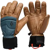 Black Diamond - Skidhandskar - Spark Gloves Rye Midnight Blue för Unisex - Storlek L - Brun