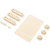 Fender Stratocaster Tillbehöruppsättning Aged White