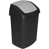Keter CURVER DUSTBIN 25L /BLACK/SILVER
