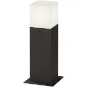 TRIO Lighting LED pollare HUDSON, Svart, Aluminium / grå / zink, Modern, LED-utomhuslampa