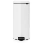 Brabantia -114748 - NewIcon pedalhink med 30 L metallhölje - Vit