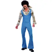 Smiffy 70-tals Groovy Dancer Maskeraddräkt - X-Large