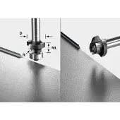Festool Avrundningsfräs HW; 2/20/47 mm