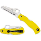 Spyderco Saver Salt Lockback Yellow