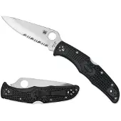 Spyderco Endura 4 C10PSBK partly serrated pocket knife