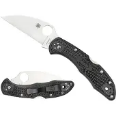 Spyderco Delica 4 fällkniv, Flat Ground, Wharncliff