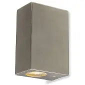 QAZQA Modern vägglampa aluminium 2-ljus IP44 - Baleno