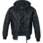 Brandit MA1 Sweat huvtröja Jacka Svart 2XL Herrar sort