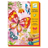 Djeco Glitterbilder - Smådjur - - One Size - Kreativt lekset