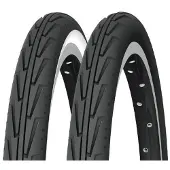 Michelin City'J Clincher Tyre 20" svart 37-440 | 500A 2022 Däck till City- & Trekkingcyklar