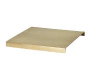 Ferm Living Plant Box Lock 26x26 cm Matt Mässing