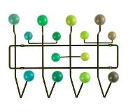 Vitra Eames Hang It All Klädhängare Green/multitone - Garderober & Klädhängare Pulverlackerad Metall Green/Multitone - 20119102