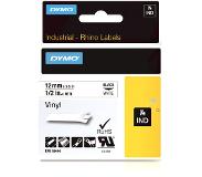 Dymo Tape Rhino 12mmx5,5m vinyl black/white