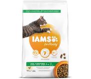 IAMS 10 kg Low Fat / Sterilised IAMS for Vitality kattfoder, 2 kg på köpet!